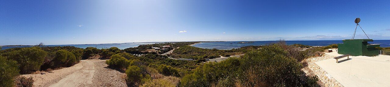 Mangles Bay and Shoalwater Islands Marine Park panorama, January 2020