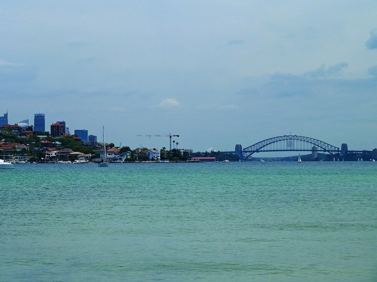 Sydney Harbour, from Dumaresq Road, Rose Bay, New South Wales (2011-01-05)