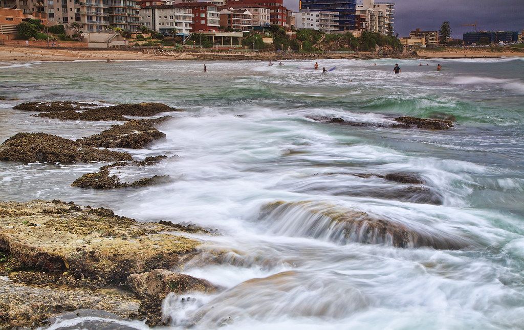Early morning surfers at Cronulla.