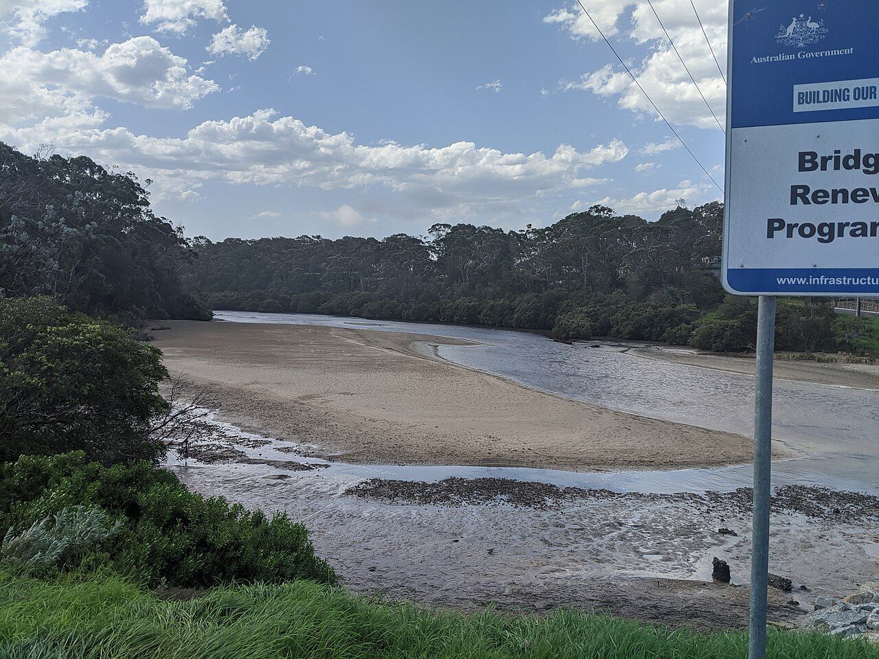 Candlagan Creek, Broulee, New South Wales,