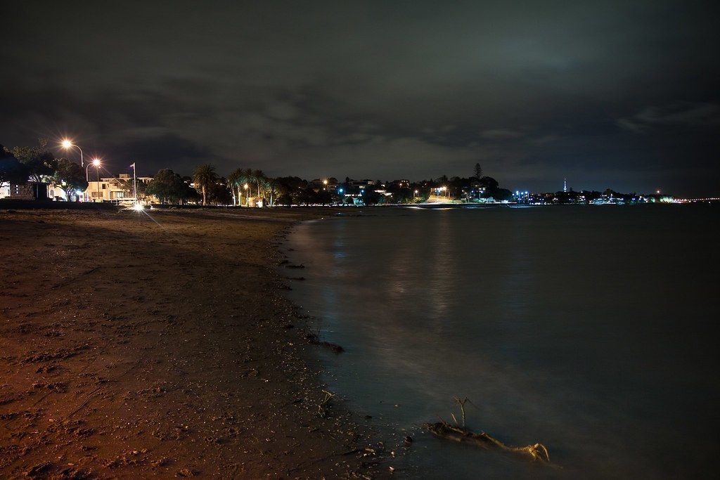 St Heliers Beach at Night