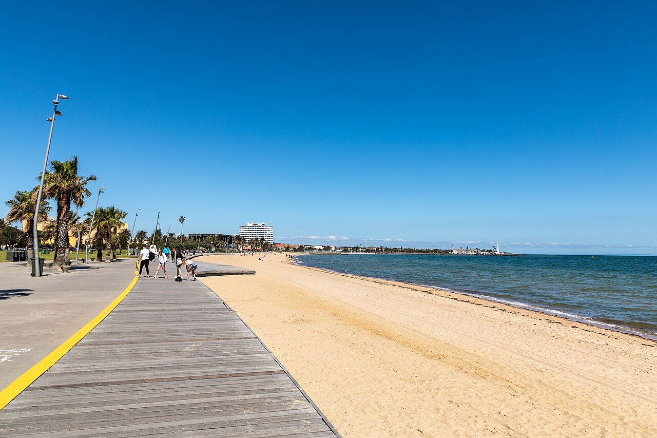 Melbourne (AU), St Kilda Beach -- 2019 --
