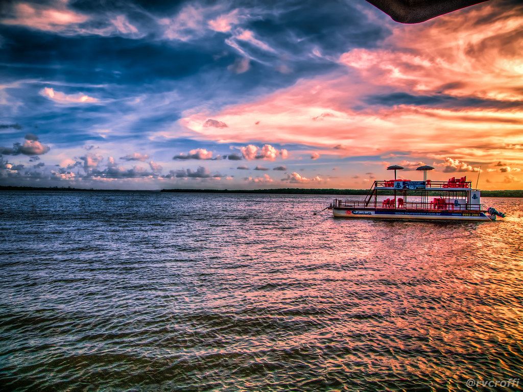 Entardecer no Rio Paraíba