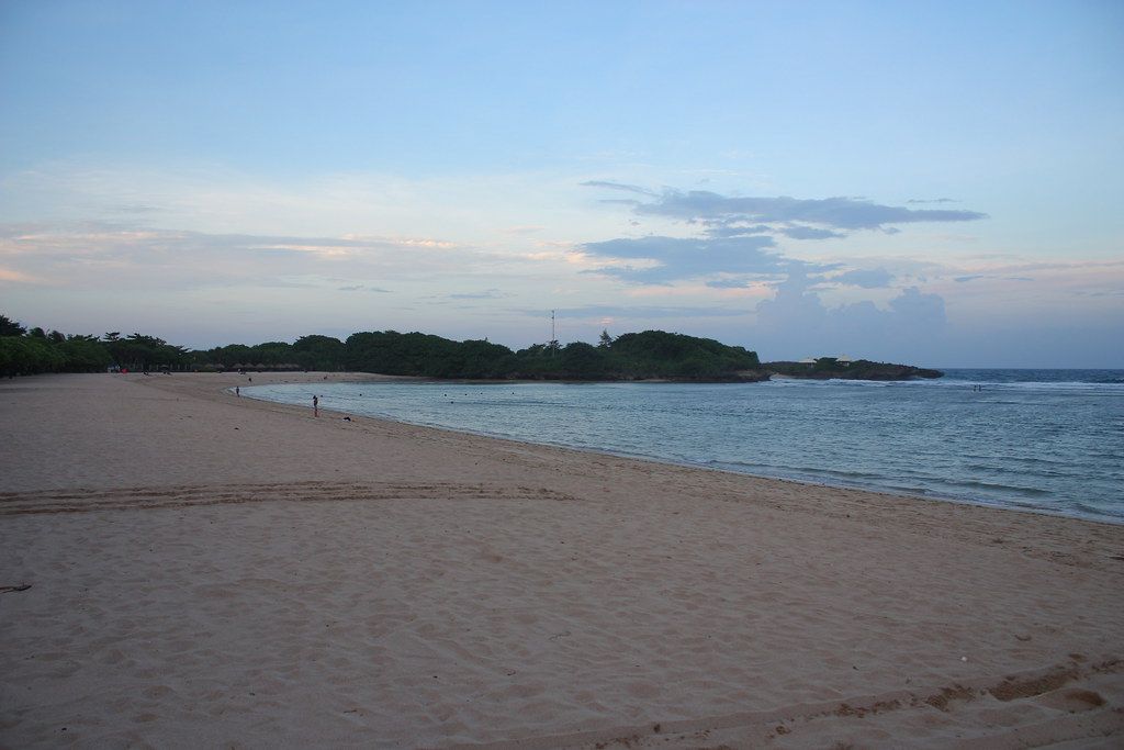 The beach at our resort