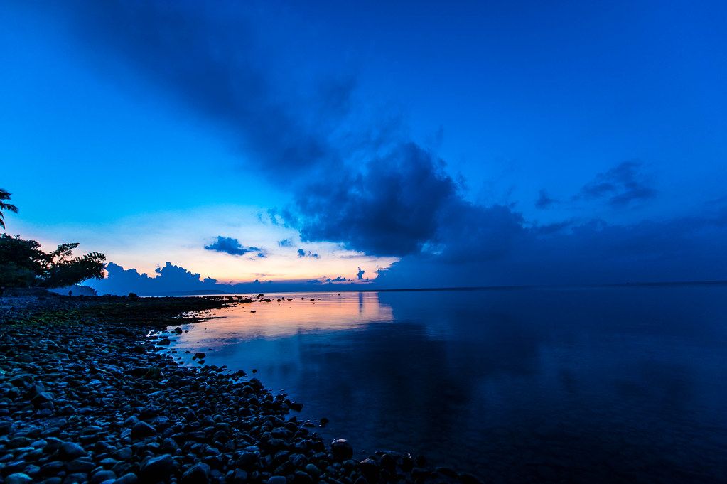 Sunrise over Laiya, Batangas