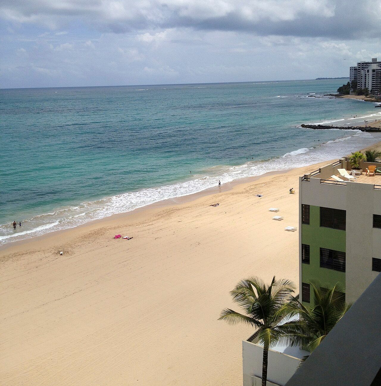 San Juan. Aleli by the Sea hotel. Terrace. Condado beach. Puerto Rico (2750059418)