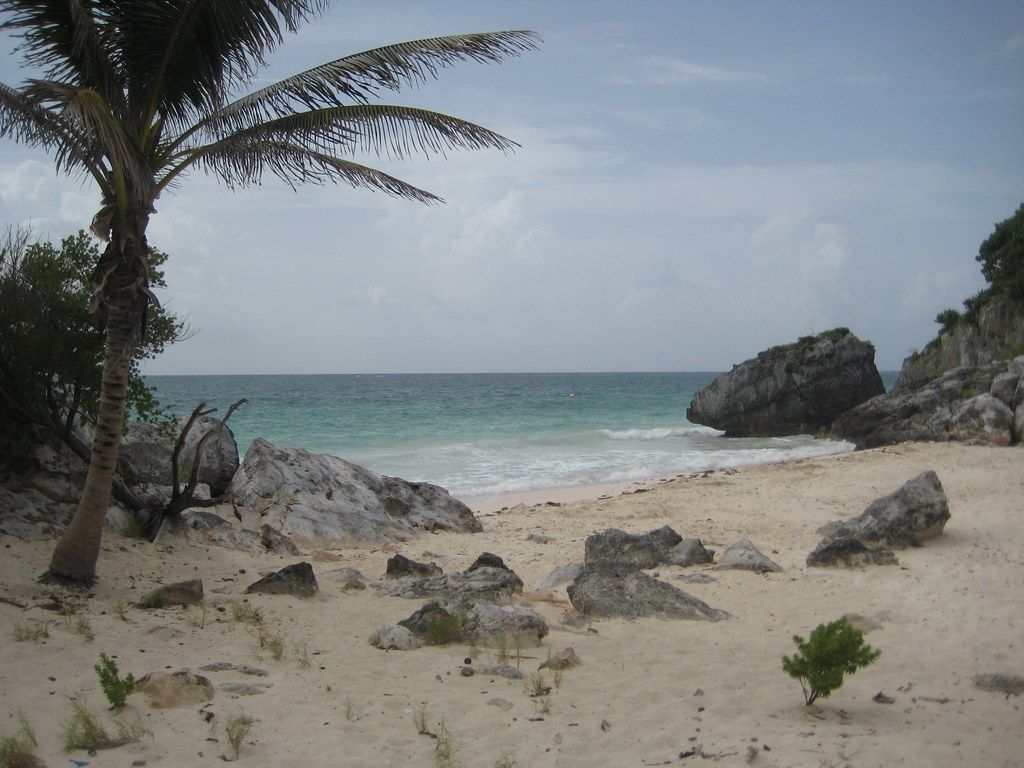 Beach at Tulum, Mexico