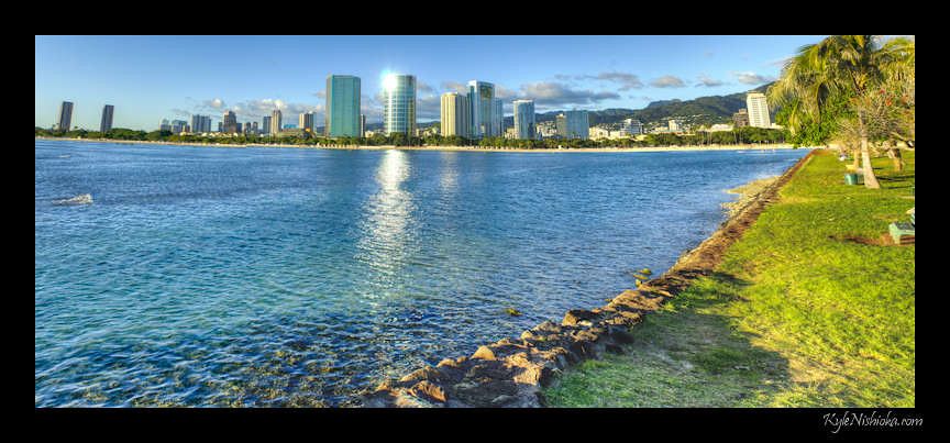 Ala Moana HDR panorama - 2011-01-26