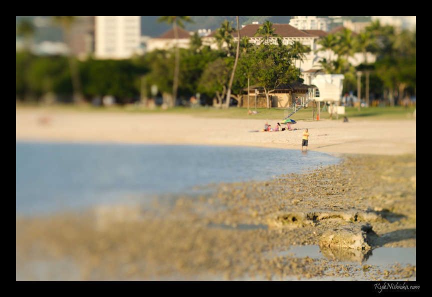 Ala Moana in the late afternoon.