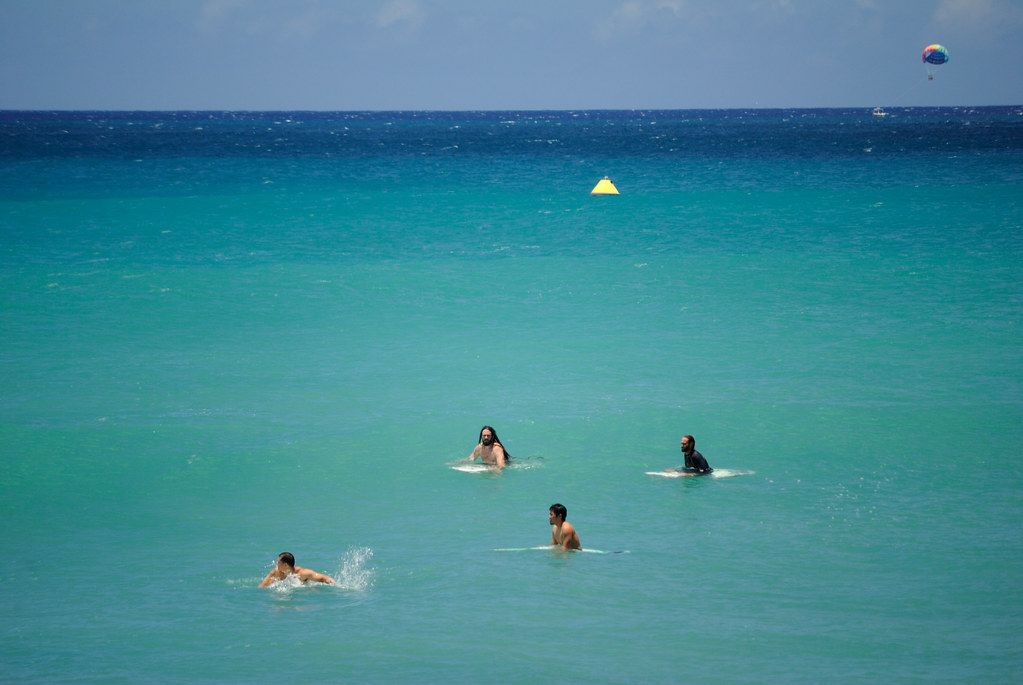 Surfing on the 4th of July