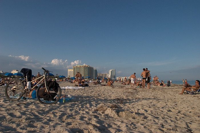 Miami Beach sightseeing bus tour - Collins Avenue