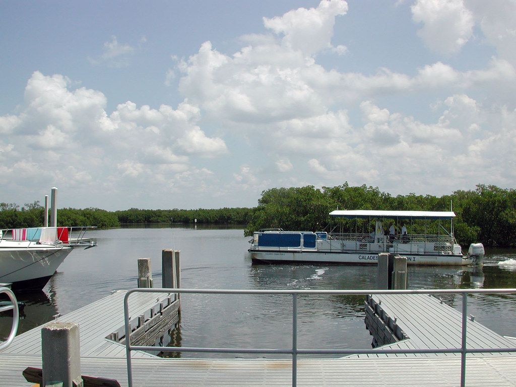 Ferry Docking at Caladesi Island
