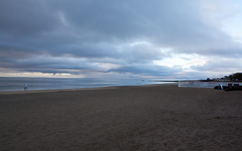 Beach outside Sol Lanzarote