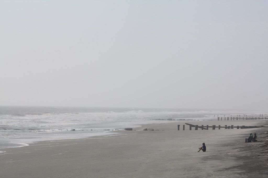Surfing in the Atlantic Ocean
