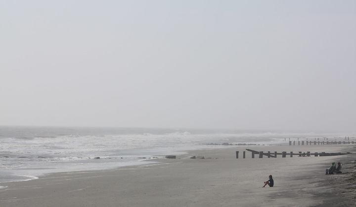 Surfing in the Atlantic Ocean