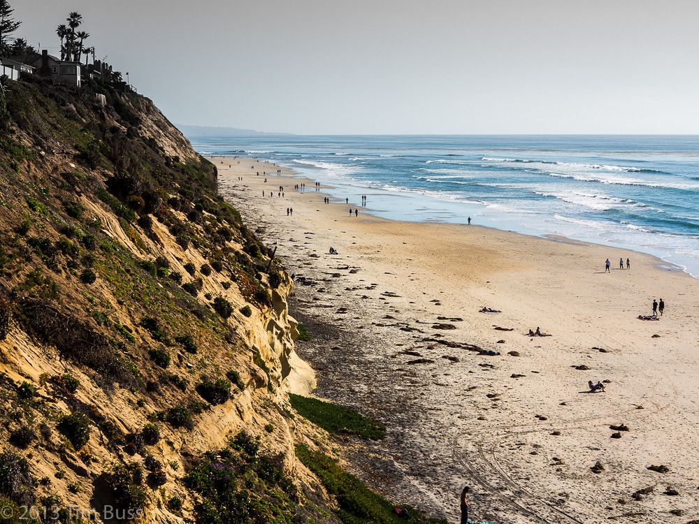 Encinitas Beach looking South from Stone Steps