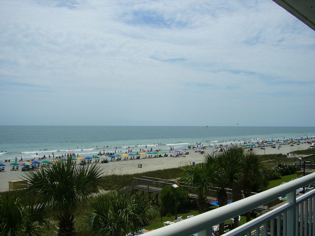 Skimboarding in Garden City, South Carolina