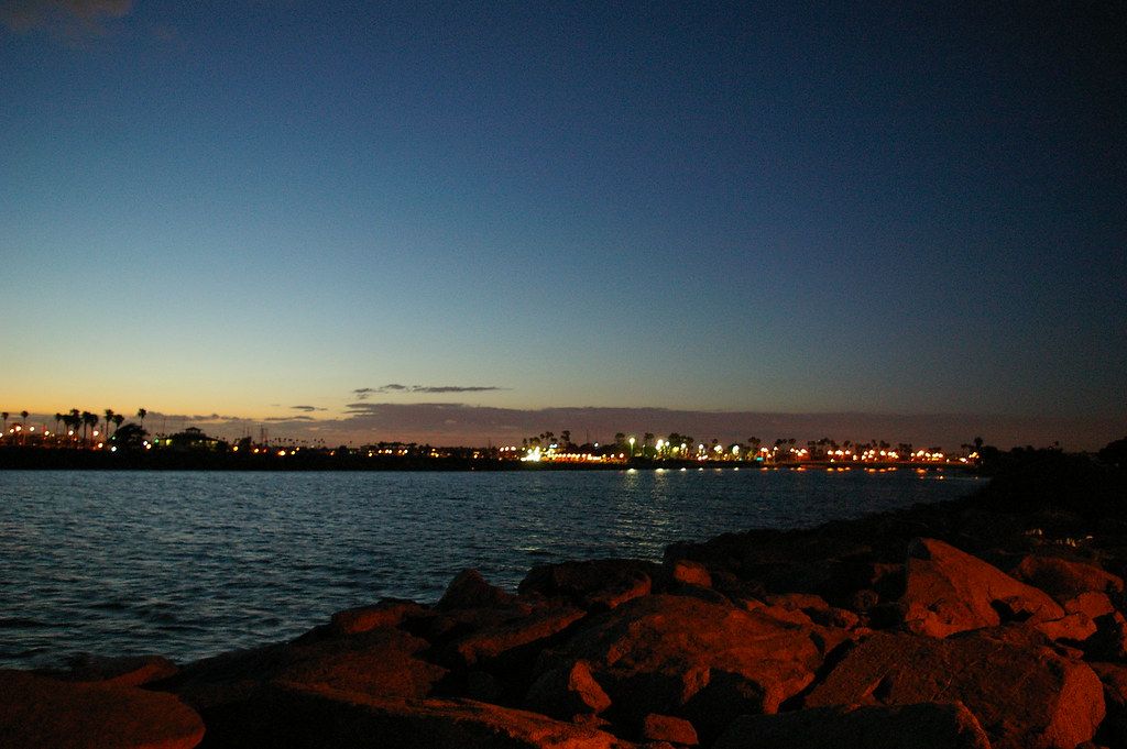 Seal Beach's view of Long Beach