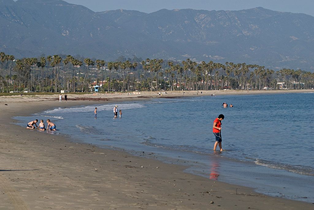 Out on the beach