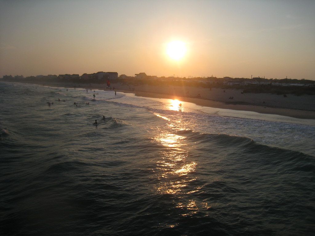 Sunset at Emerald Isle Beach