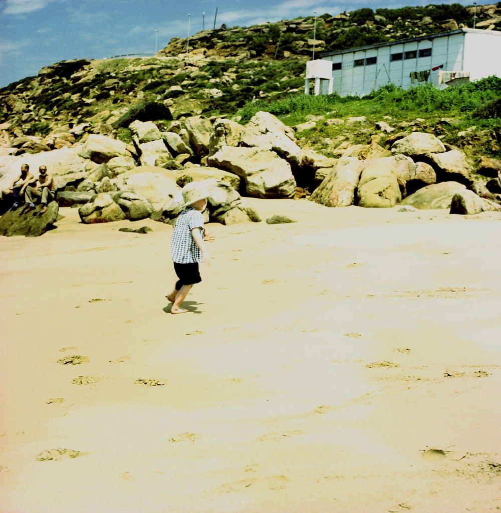 Jonah on the beach