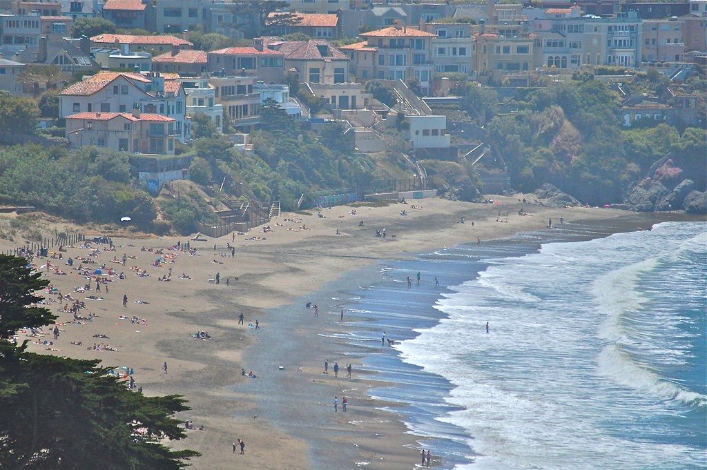 Baker Beach, Sea Cliff, washed by moisture and sun