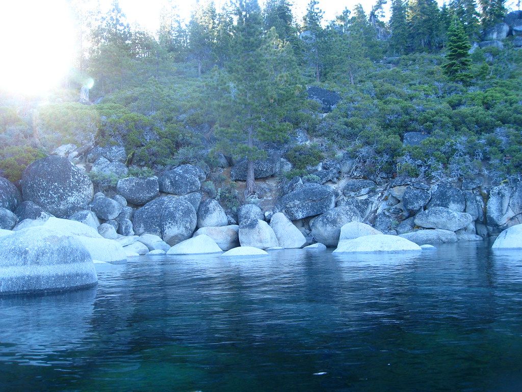 Quiet little cove near Sand Harbor, Lake Tahoe