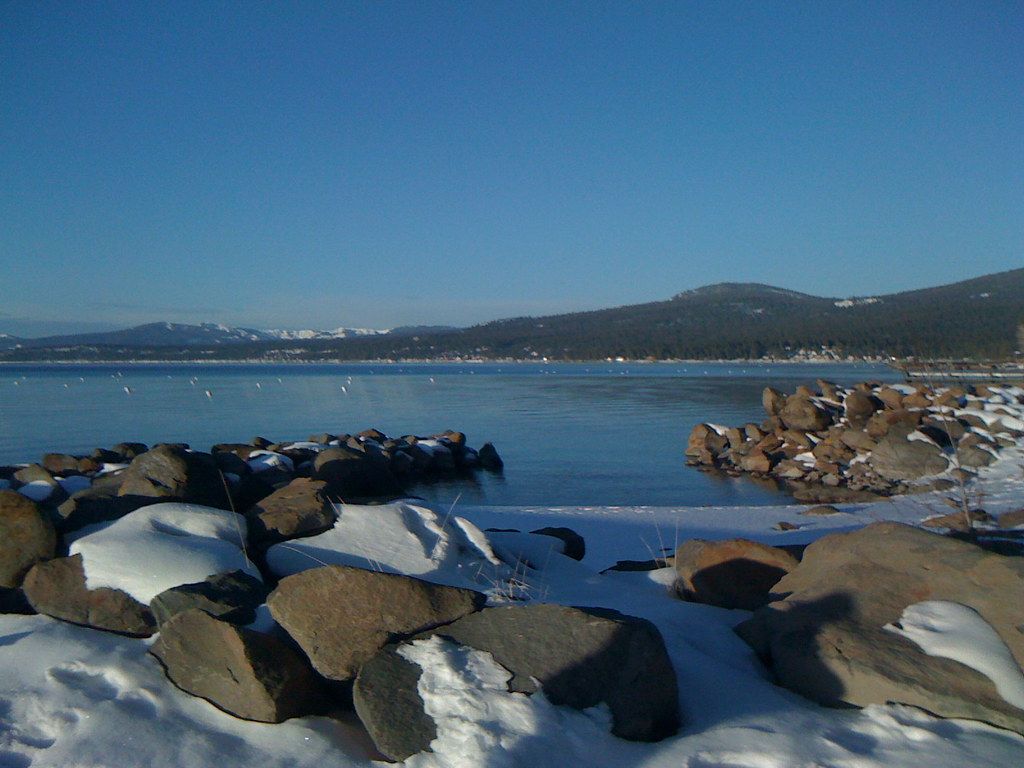 Mike Vondran at Lake Tahoe, Tahoe Vista, February 21 2009.
