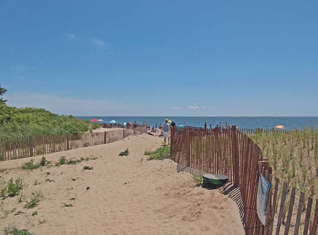 Small sand dunes before the beach.