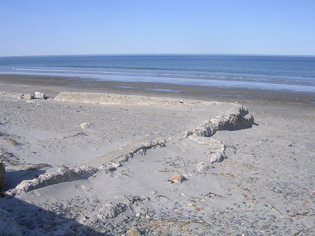 Nantasket Beach and an Abandoned Seawall