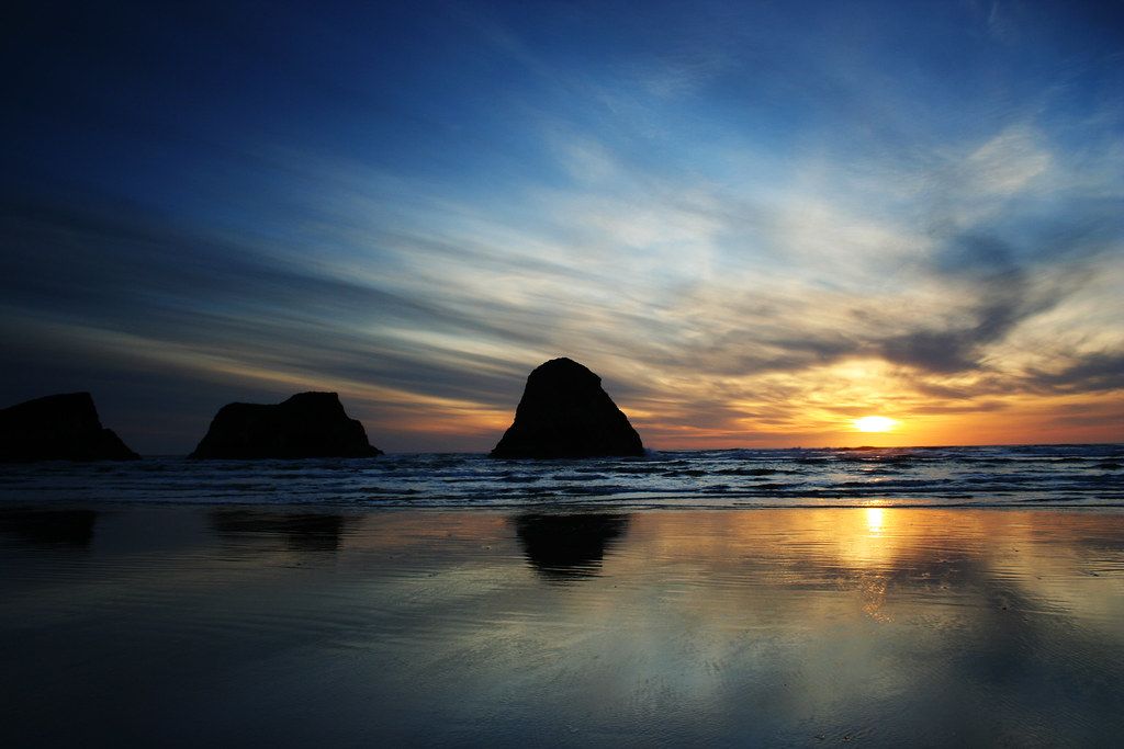 Sunset at Cannon Beach