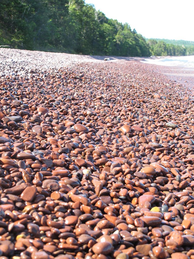 Sidd at a beach near Eagle Harbor