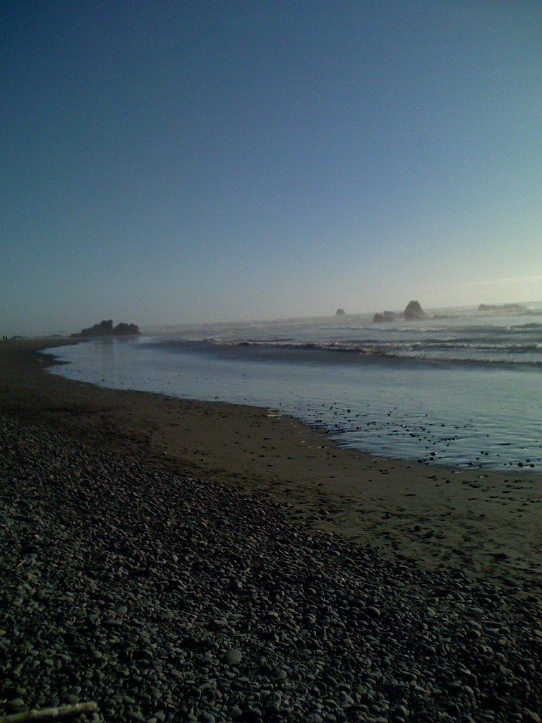 Pacific Ocean at Ruby Beach, Hwy