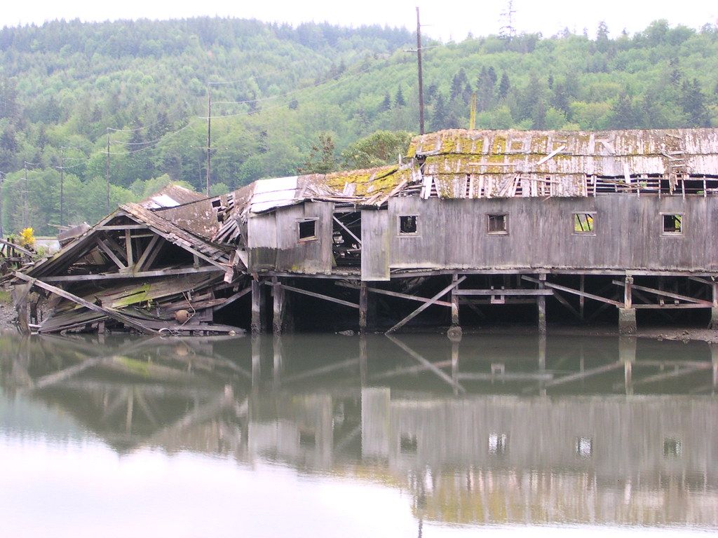 Old mill on Discovery Bay