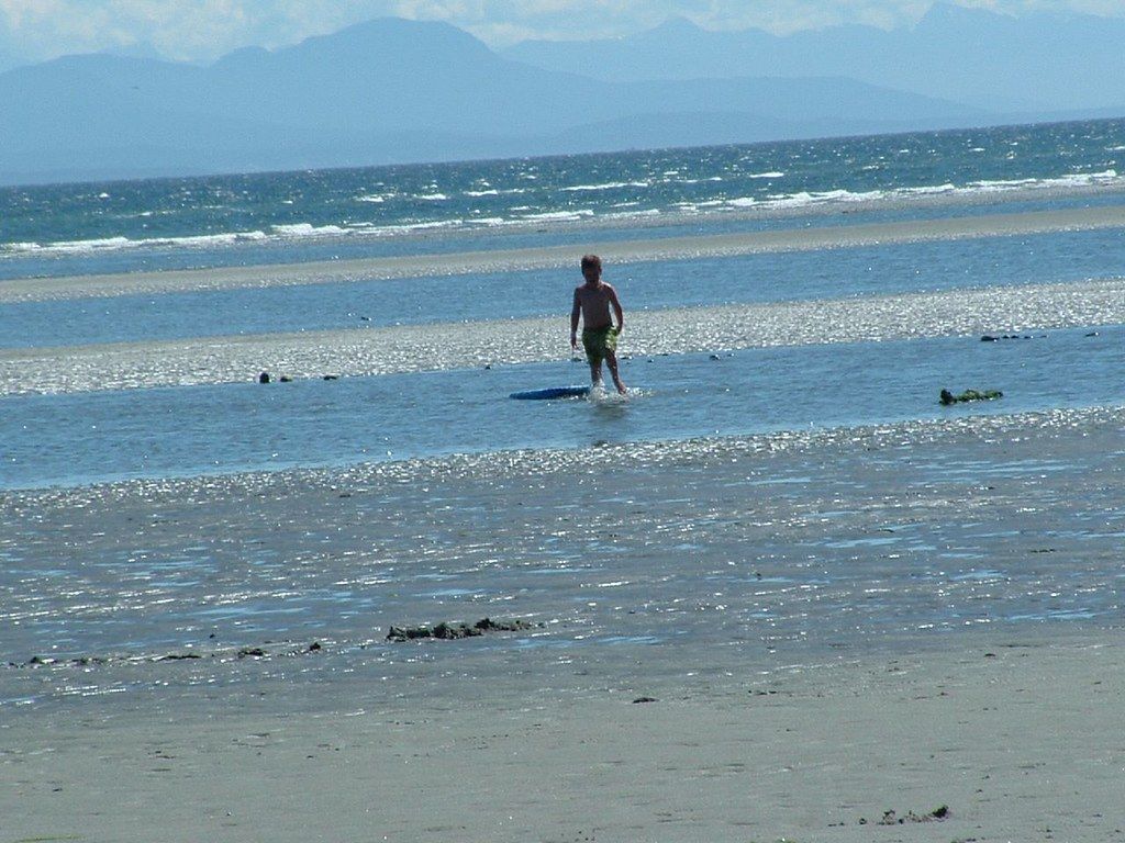 Dad digs in on Miracle Beach