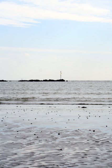Beach at Long Rock on an extremely low spring tide