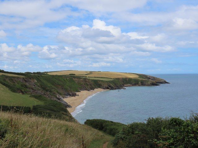 Coast path west of Porthbeor Beach