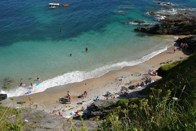 Beach south of Portscatho