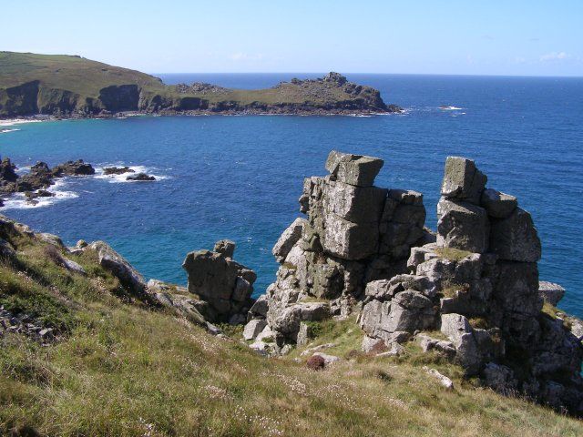 View towards Gurnard's Head from Carnelloe Cliff