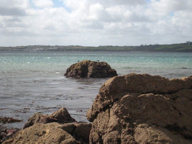 Rocks at the east end of Carne beach