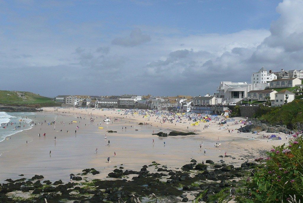 Porthmeor Beach From Mans Head