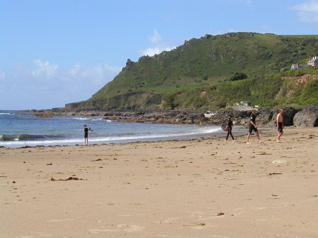 Woodcombe Point from Lannacombe Beach
