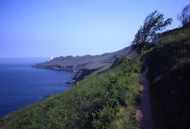 Coast path to Start Point from Hallsands