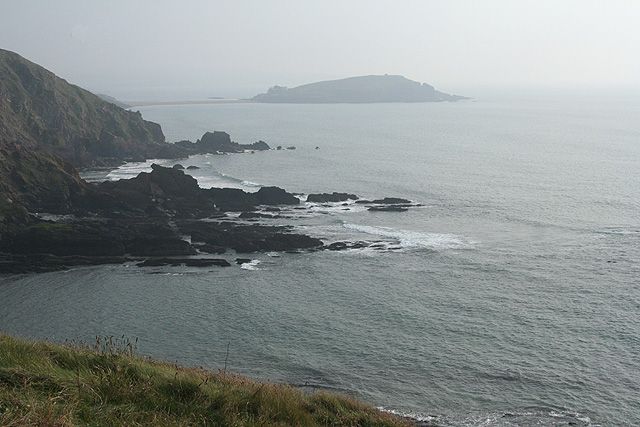 Ringmore: above Ayrmer Cove