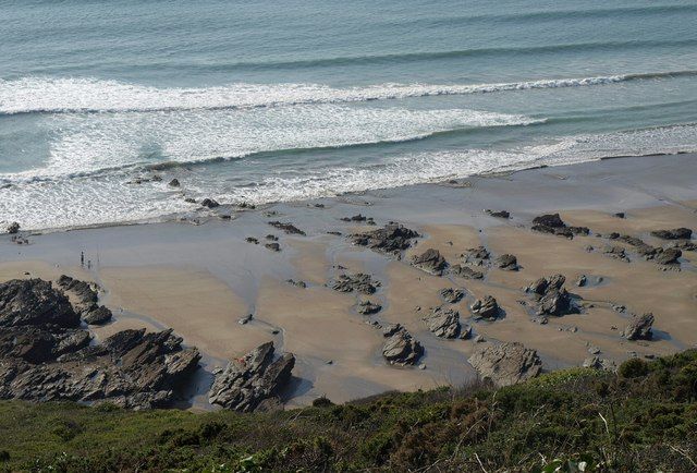 Beach below Wiggle Cliff