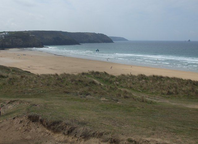 Perranporth Dunes and Beach
