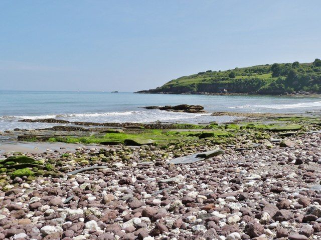 St. Mary's Bay looking towards Sharkham Point