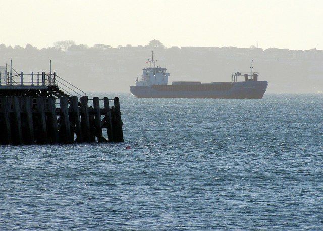 Ship in Tor Bay