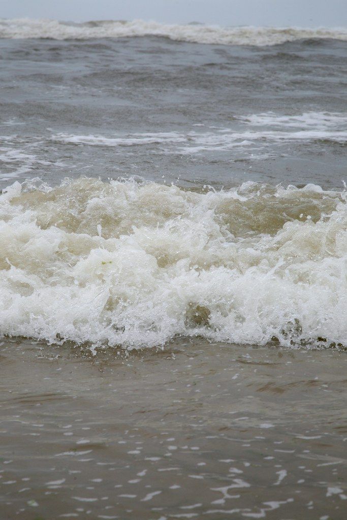 France, Pas-de-Calais (62), Stella-Plage : " dans les vagues "