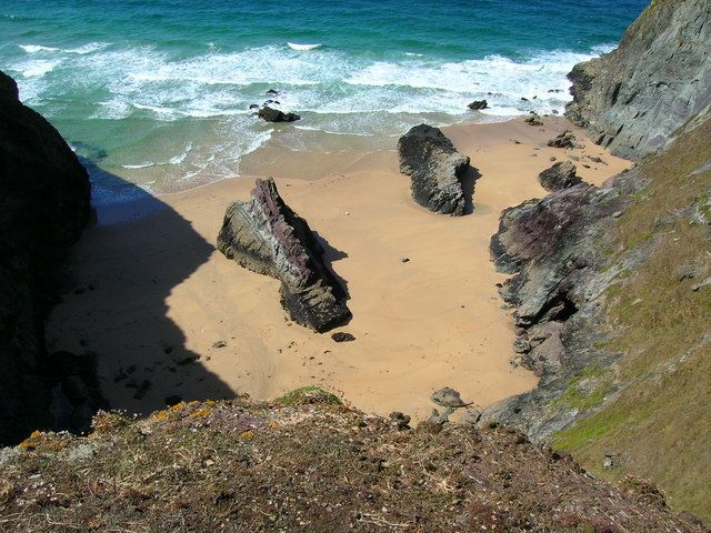 Butter Hole low tide beach